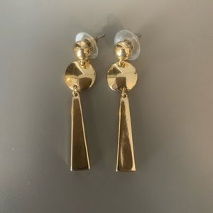 Gold Dangling Earrings